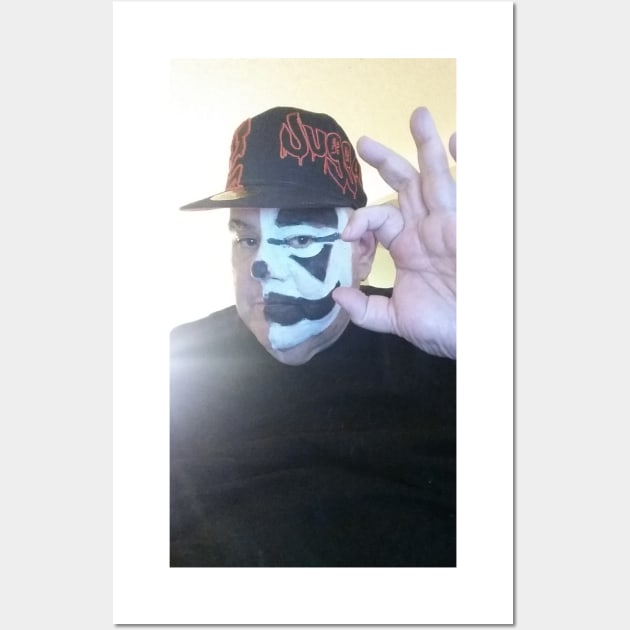 The Juggalo Vlogs I Support Him Wall Art by KennethRobertManleyJr